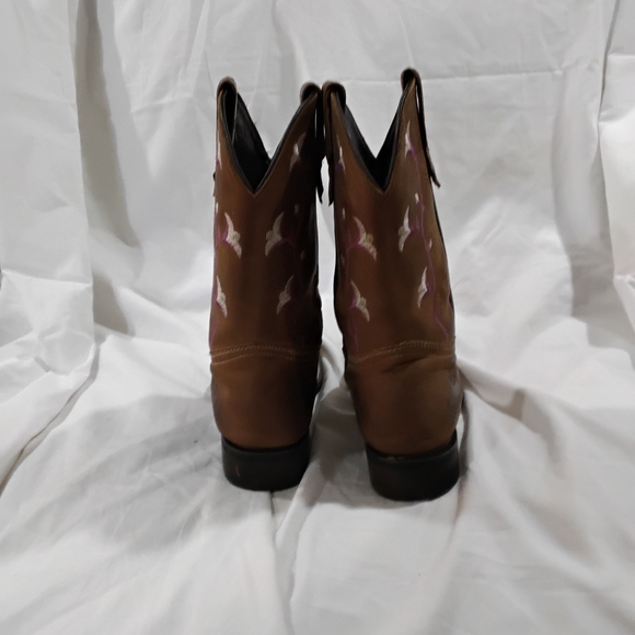 Caballo Dorado Women's Brown Embroidered Cowboy Boots - Picture 8 of 12